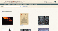 Desktop Screenshot of douglascountyhistory.org